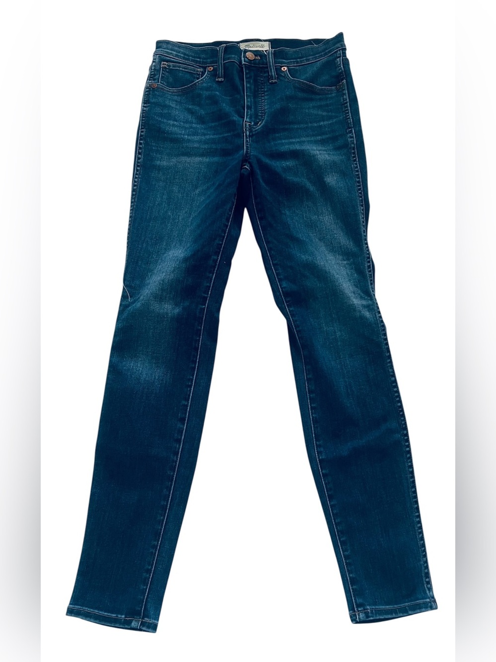 Madewell Jeans Women’s 27 X 30 Blue High Rise 10” Skinny Stretch Denim Rocker